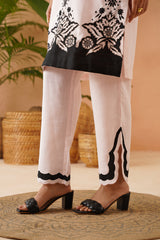 Pink And Black Tunic Set