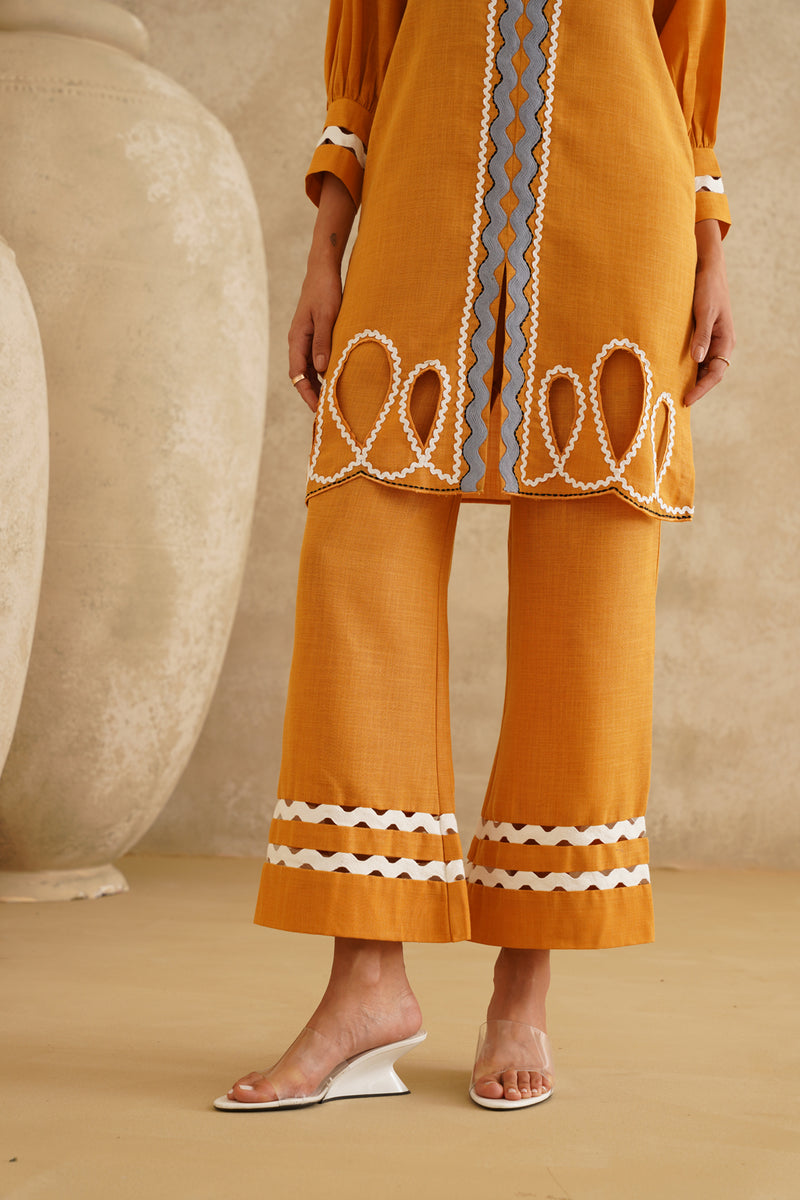 Mustard Yellow Ric-Rac Set