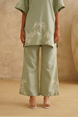 Sage Garden Embroidered Tunic Set